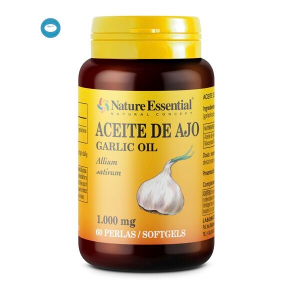 alt="Aceite de Ajo 1.000 mg Nature Essential