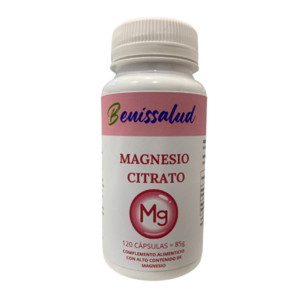 citrato de magnesio 120 cápsulas