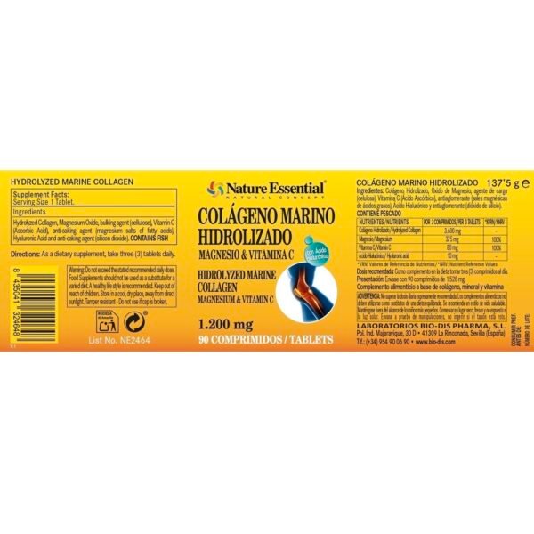 Colágeno marino 1200 mg Nature Essential - Imagen 2